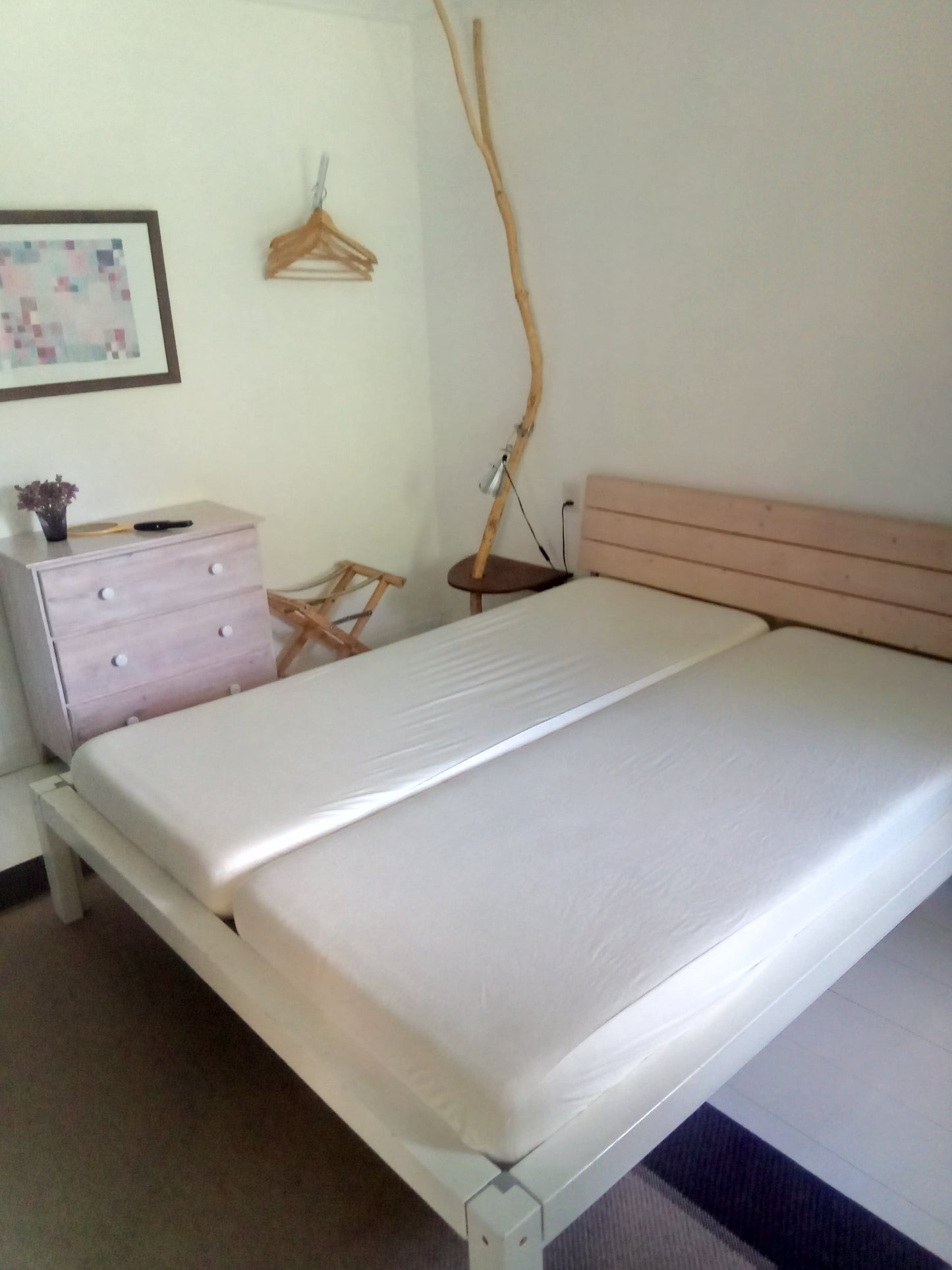 Split Hoeslaken voor topmatras of topper: 2 splitten, kleur wit