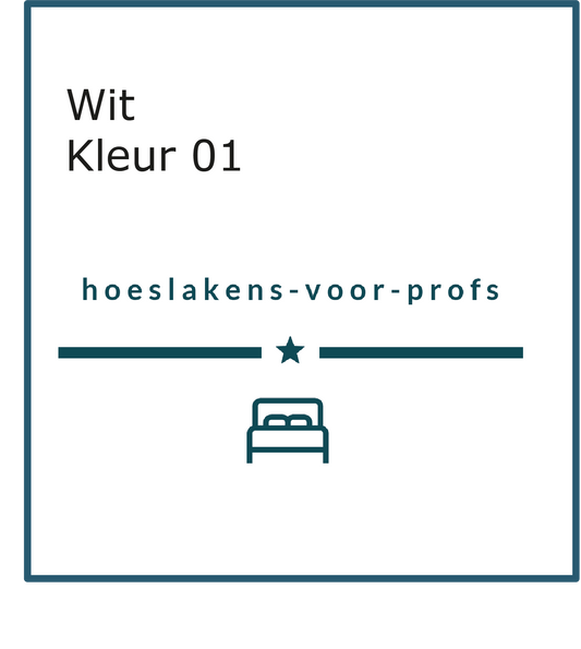 Tencel Hoeslaken voor topmatrassen, wit